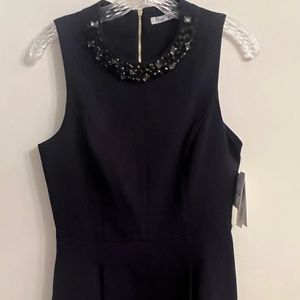NWT Eliza J Woman's Navy Sheath Dress